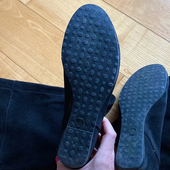 Black suede boots, size 38 - Picture 4 of 7